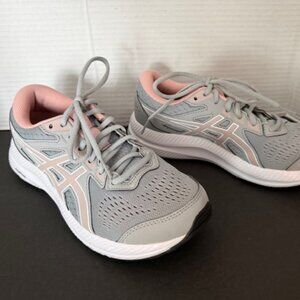 Asics Gel Ortholite  Women  US 7.5M Running Shoes Sneakers Gray Pink Amplifoam